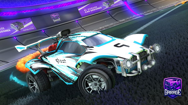 A Rocket League car design from Rafitas
