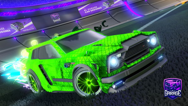 A Rocket League car design from dinogod444
