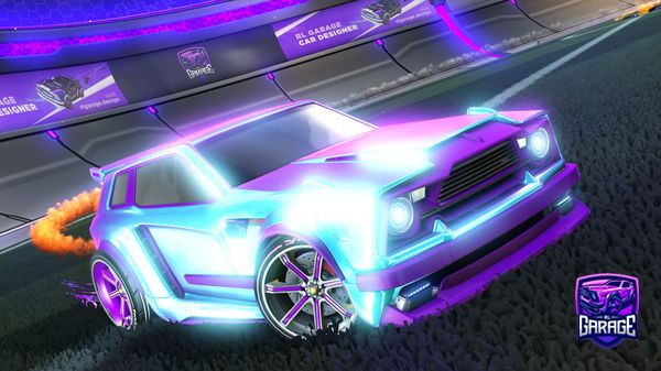 A Rocket League car design from Pawniward