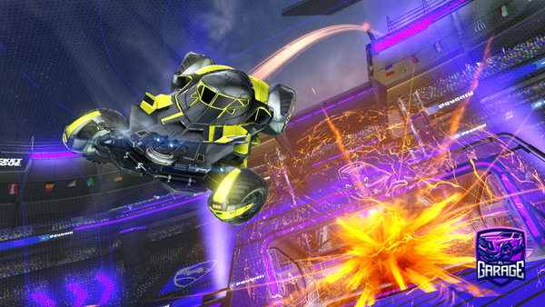 A Rocket League car design from LoDik91