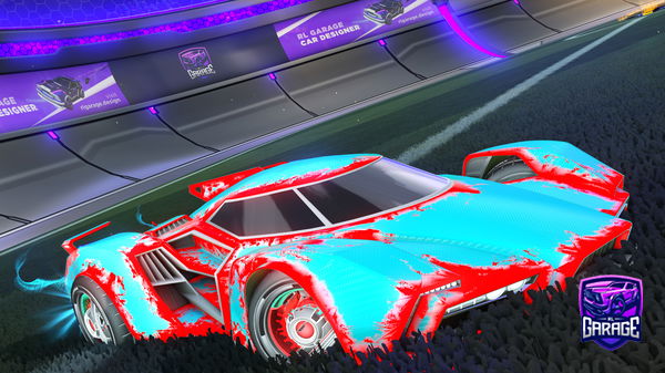 A Rocket League car design from Synxty