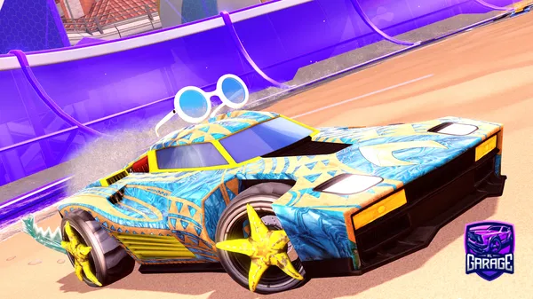 A Rocket League car design from Staticwpn