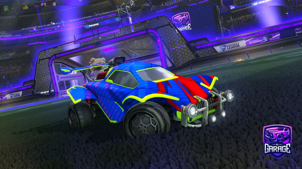 A Rocket League car design from Pulsepeanut