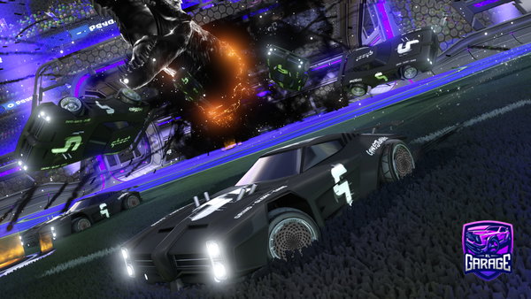 A Rocket League car design from Carbonator