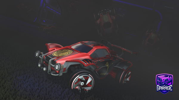 A Rocket League car design from MrCucas