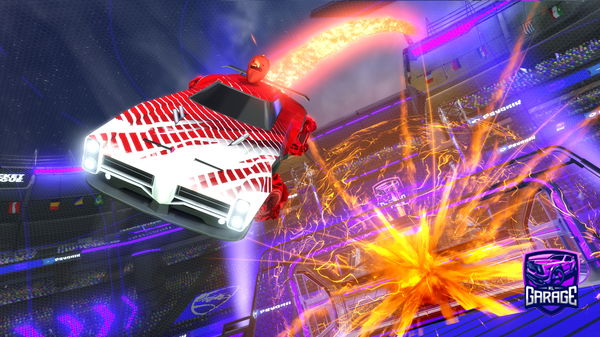 A Rocket League car design from Ju4n7te