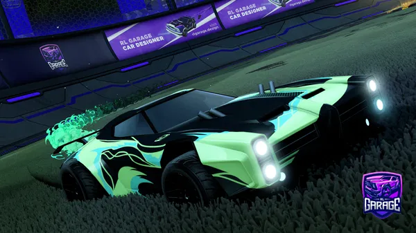 A Rocket League car design from Qhornn