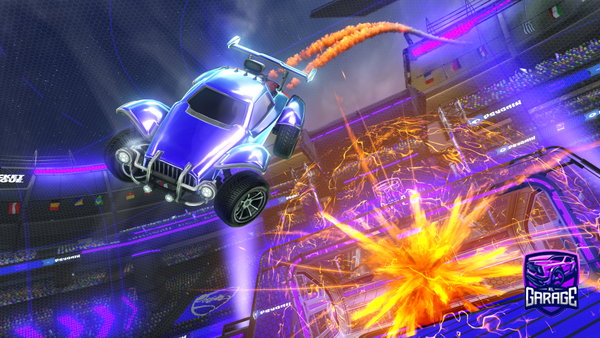 A Rocket League car design from mzmzking11