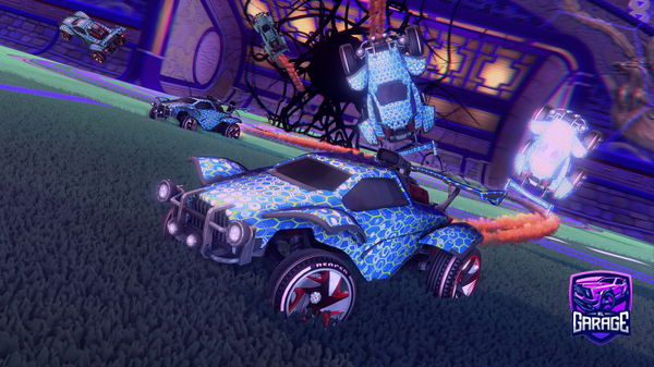 A Rocket League car design from Frylet79