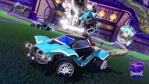 A Rocket League car design from MELININ15