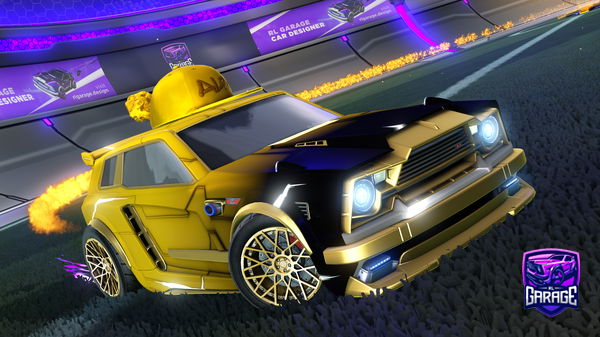 A Rocket League car design from Hutch_RL