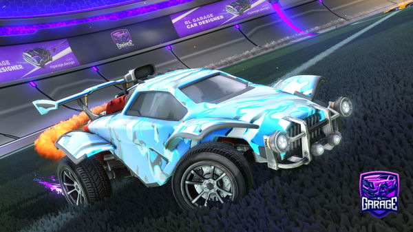 A Rocket League car design from eyezayyuh