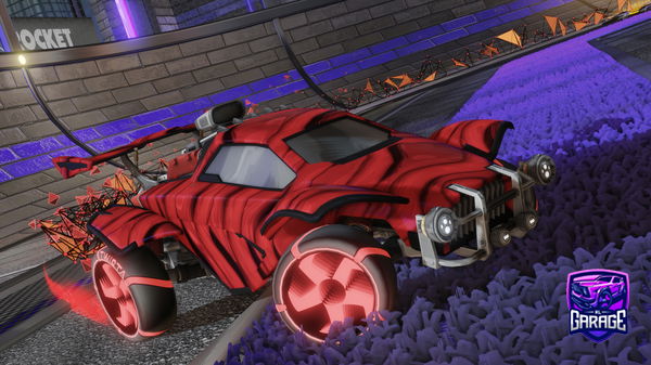 A Rocket League car design from paburo