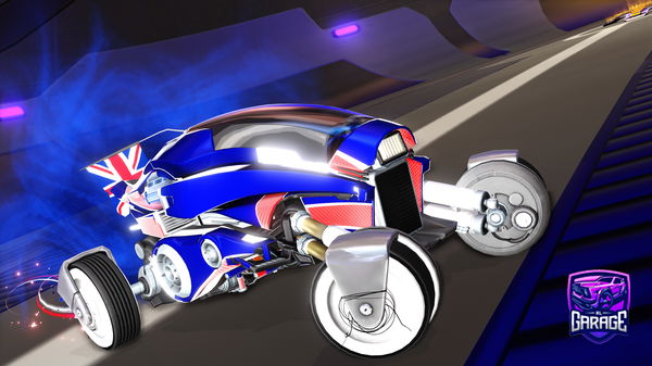 A Rocket League car design from Raiyu