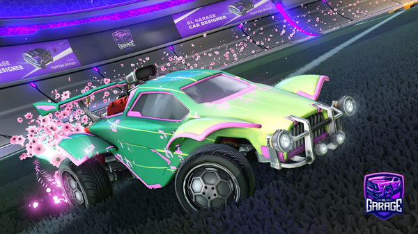 A Rocket League car design from slowthyg