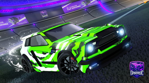 A Rocket League car design from BACK_35