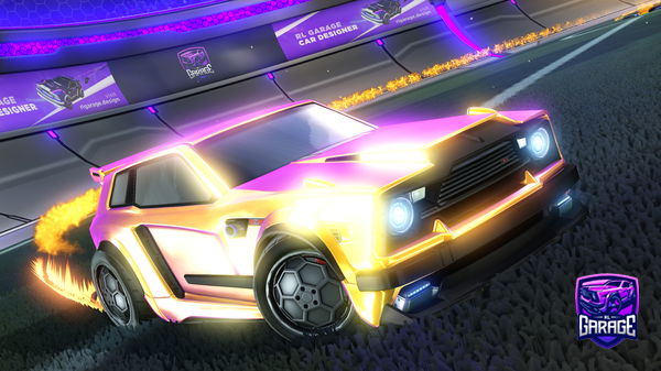 A Rocket League car design from intSyne