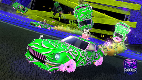 A Rocket League car design from Babyscklid