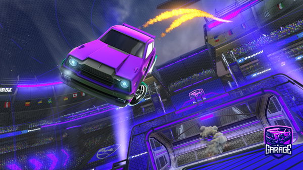 A Rocket League car design from amigo48