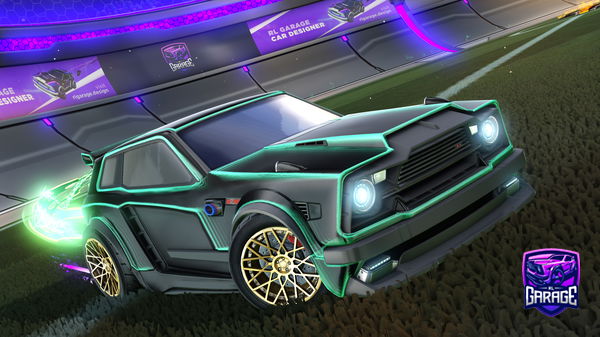 A Rocket League car design from SelflessGaming