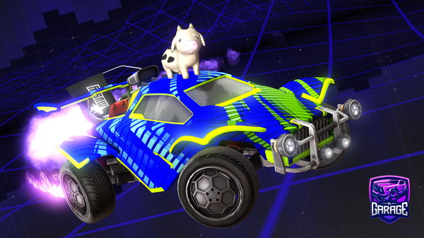 A Rocket League car design from cactzy