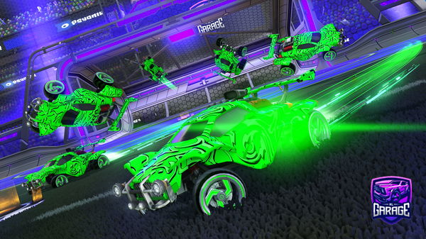 A Rocket League car design from electricwatermelon