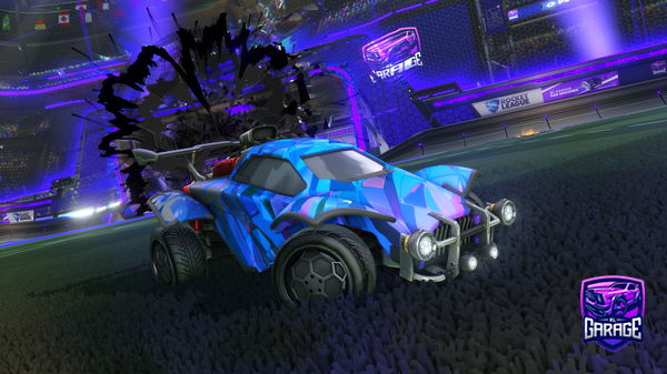 A Rocket League car design from BanDino09