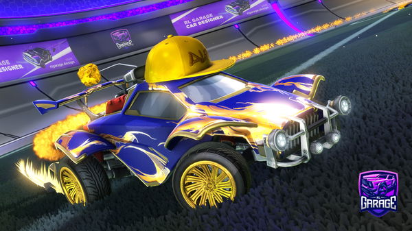 A Rocket League car design from RagingGranny