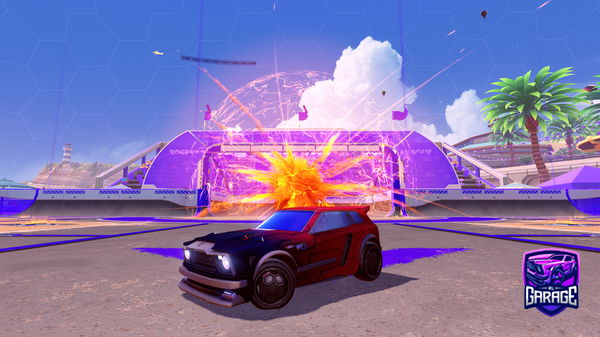A Rocket League car design from Rkwlq