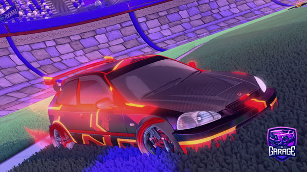 A Rocket League car design from ALxLXD01
