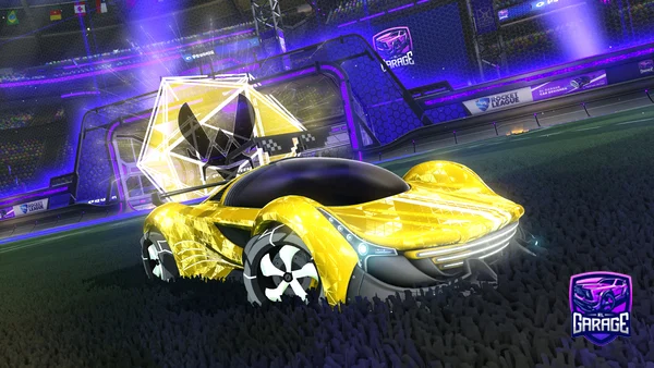 A Rocket League car design from corRrupt3d