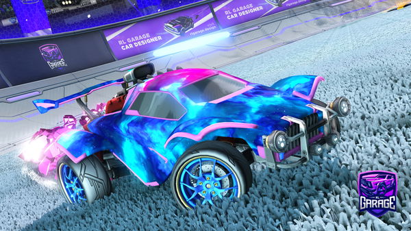 A Rocket League car design from TopBinner