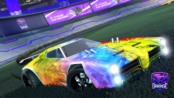 A Rocket League car design from GalaxyWaffle49