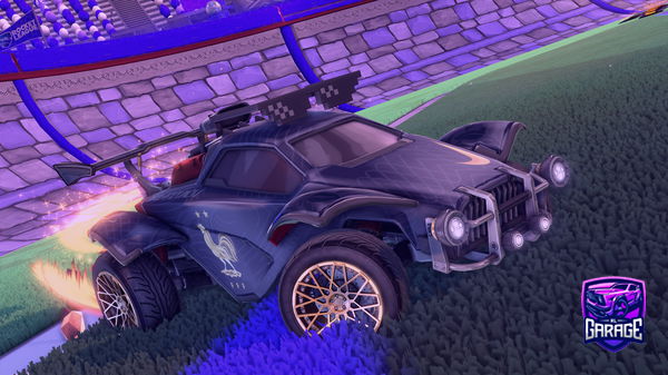 A Rocket League car design from Wwasteel_