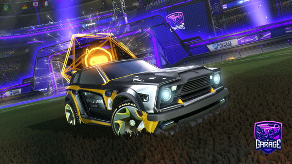 A Rocket League car design from Teamneron