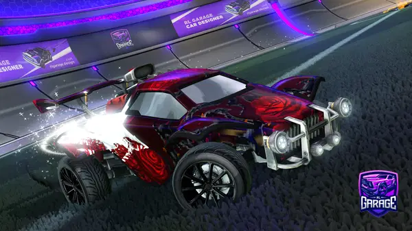 A Rocket League car design from rvdvvdv