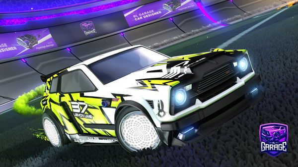 A Rocket League car design from Letsgo12