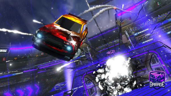 A Rocket League car design from McLarenpro