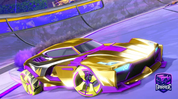 A Rocket League car design from Mec_GAMER