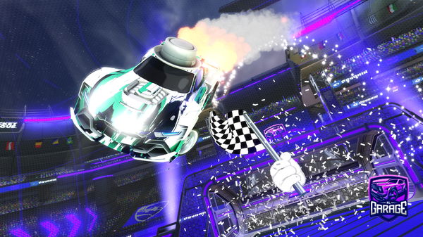 A Rocket League car design from Aston_martinDB5