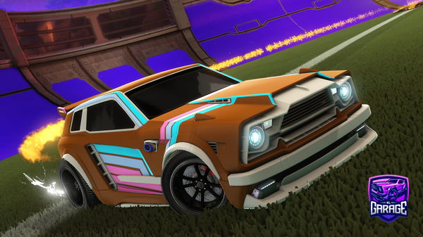 A Rocket League car design from Kdthenoob