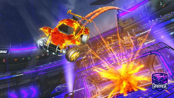 A Rocket League car design from ToastysWrld