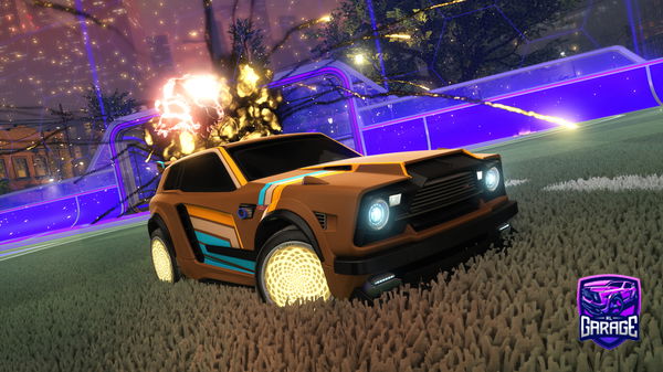 A Rocket League car design from FIREone62