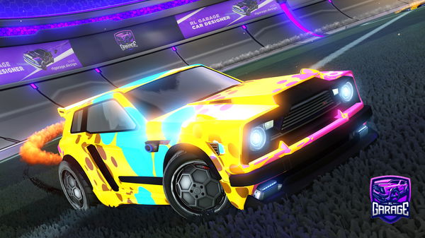 A Rocket League car design from AnimeFlowerGirl