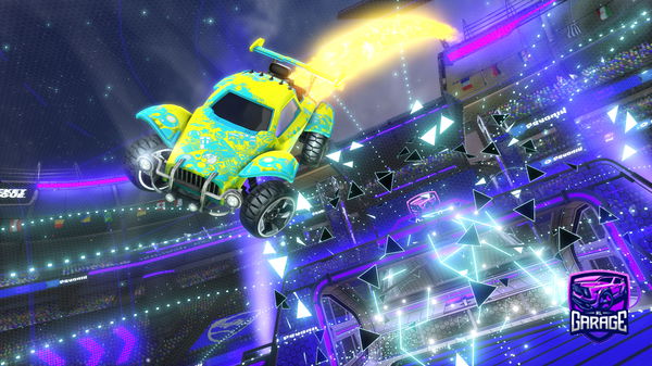 A Rocket League car design from Dmsld