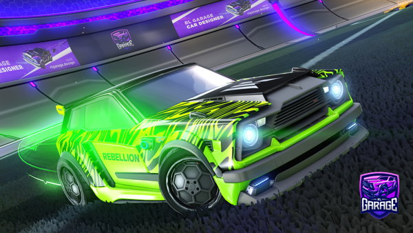 A Rocket League car design from TurkishMete