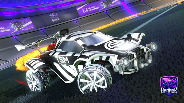 A Rocket League car design from Mazda3