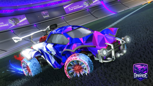 A Rocket League car design from Synxty