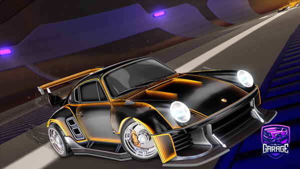 A Rocket League car design from samurokan