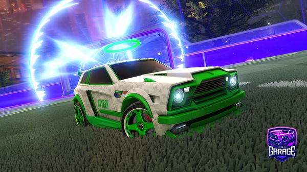 A Rocket League car design from xrqdd